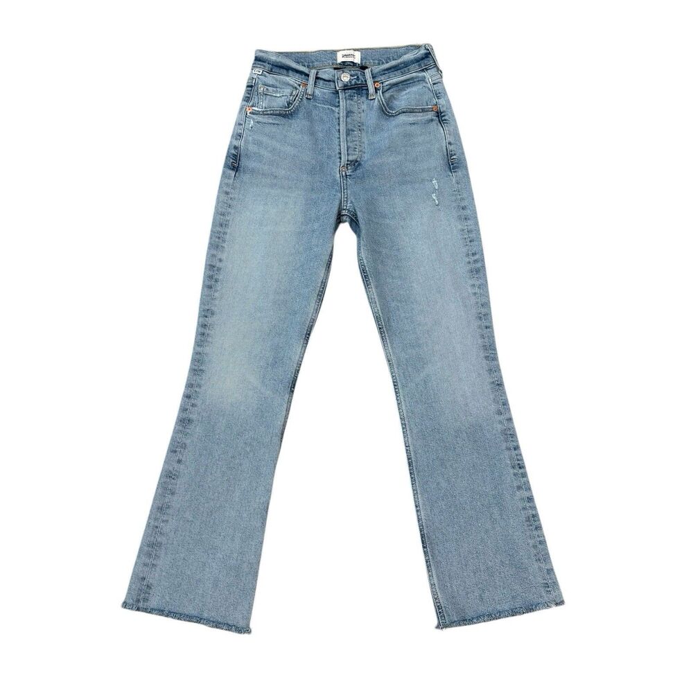 Citizens of Humanity Isola Cropped Boot Jeans In Blue Moon Size 24